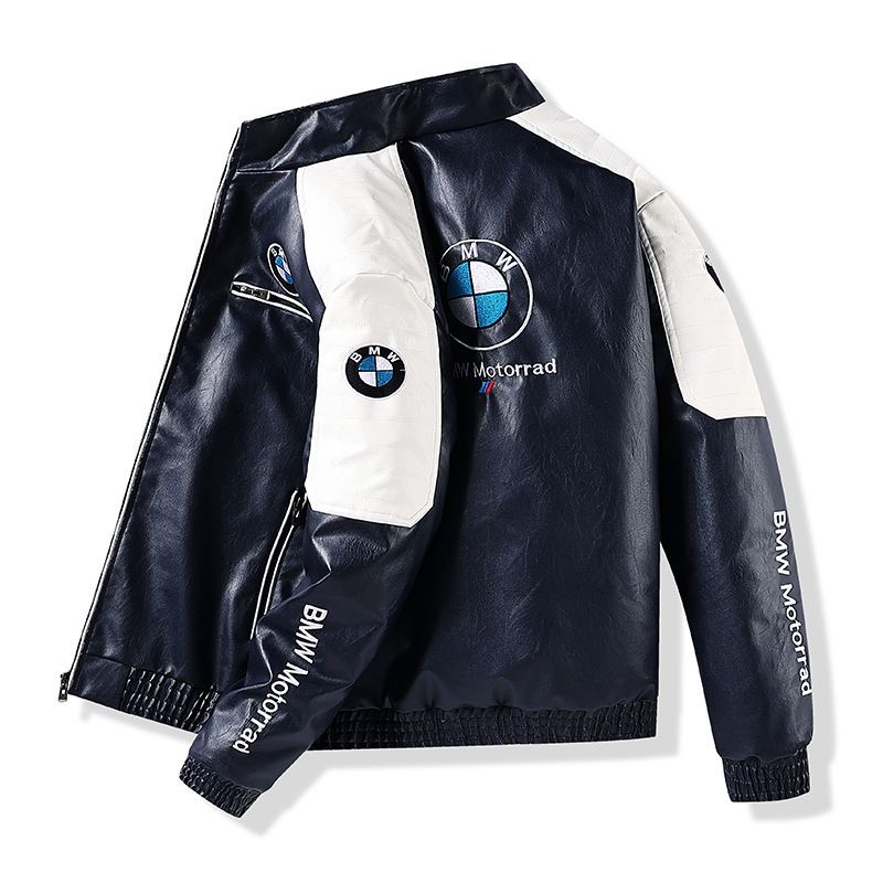 BMW F1 Racing Leather Jacket - Image 4