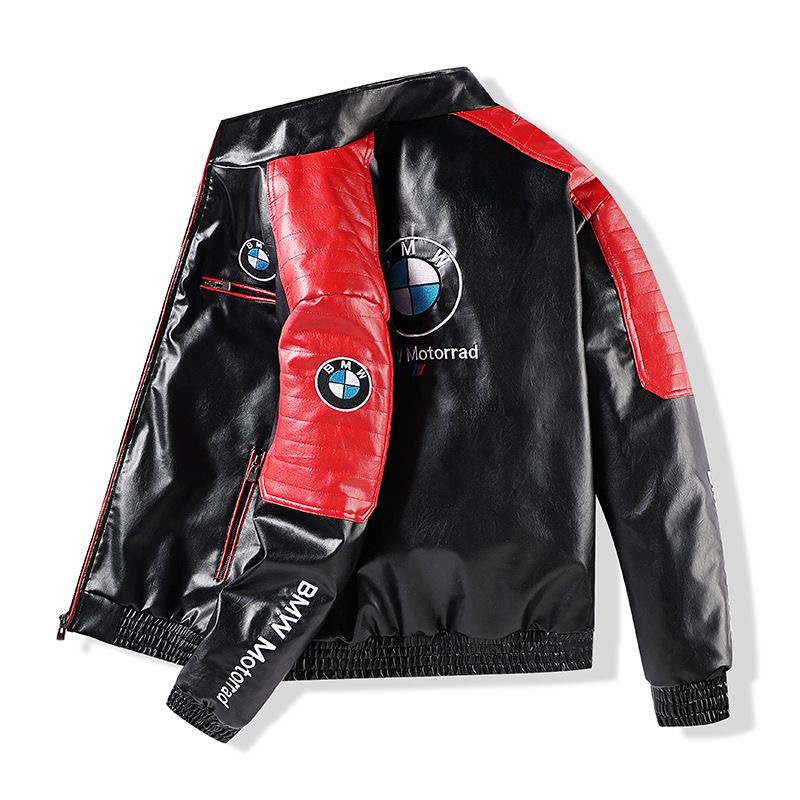 BMW F1 Racing Leather Jacket - Image 3